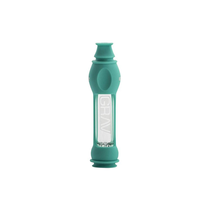 GRAV 16mm Glass Taster Bat with Teal Silicone Cover Canada