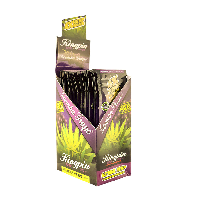Kingpin Grape Hemp Wraps Case Canada