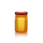 Jane West Amber Glass Stash Jar