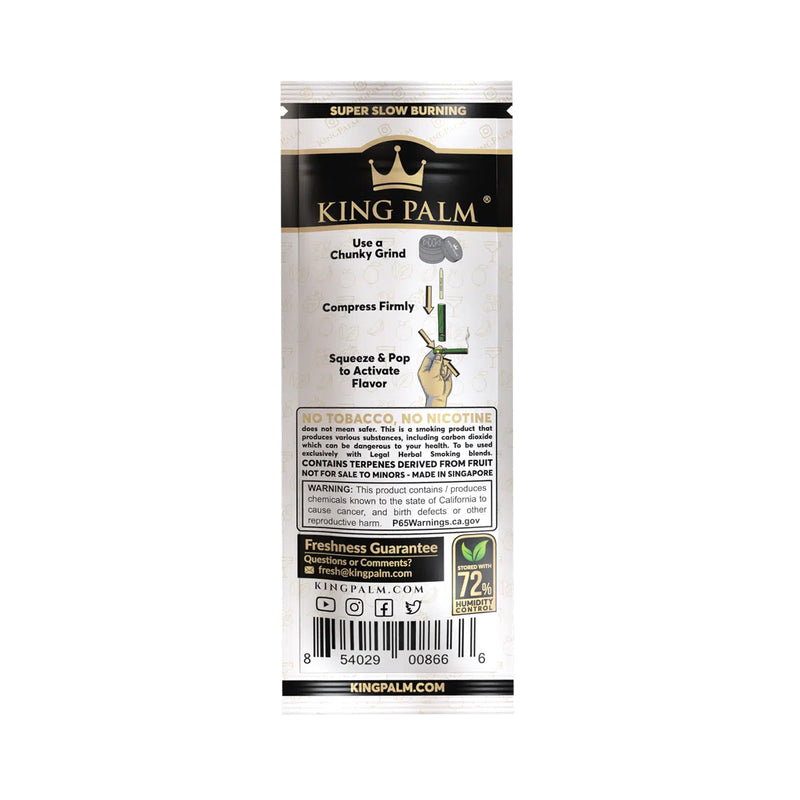King Palm Mini Rolls Fruit Passion Pack of 2 Back Canada