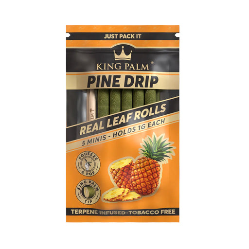 King Palm Pine Drip Mini Rolls 5 Pack Front Canada