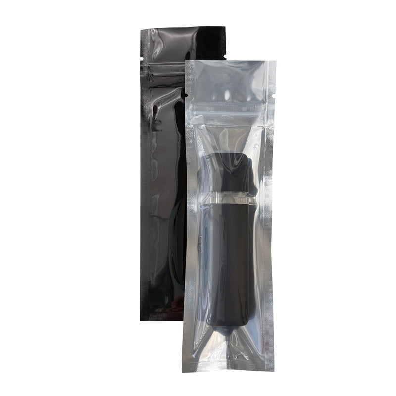 Vista Style Mylar Bag for Disposable Vape Packaging with Tear Notch 