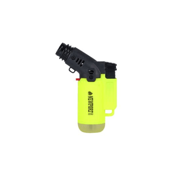 Newport Neon Yellow Mini Butane Torch Lighters 