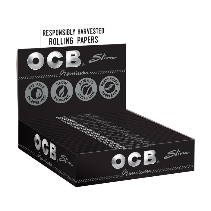 OCB Premium Black King Size Slim Rolling Papers Canada