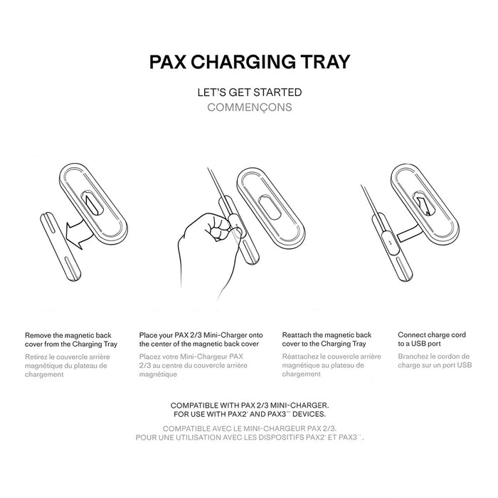 PAX Solid Wood Charing Tray Instructions Canada