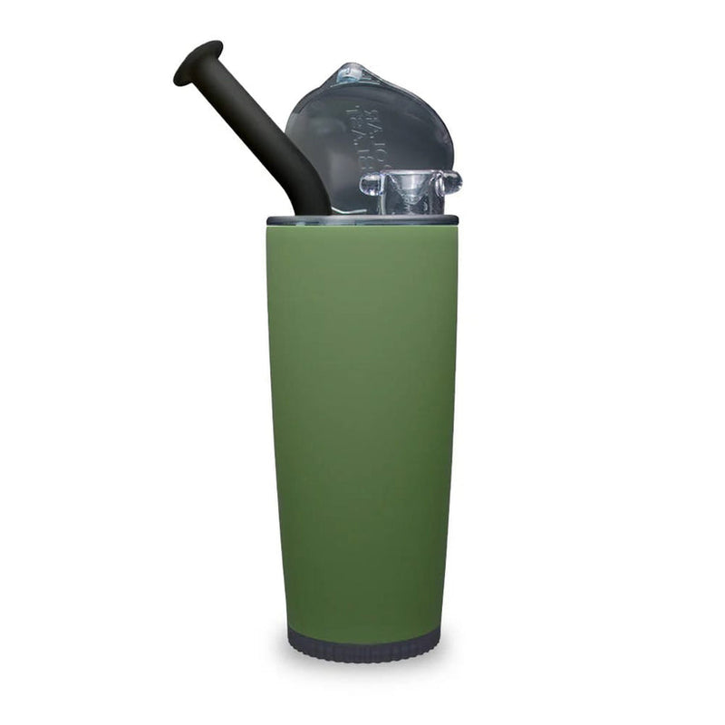 Green Stainless Steel Insulated Tumbler Coffee Cup Cold Smoke Ice Bong Water Pipe Canada