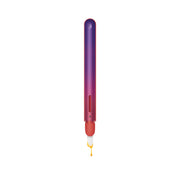 Puffco Hot Knife Plasma Limited Edition Purple and Red Orange Gradient with extract dripping off the ceramic blade tip