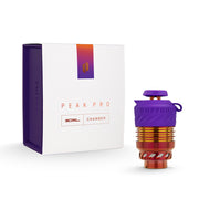 Puffco Plasma 3DXL Chamber Limited Edition Purple and Red Orange Ember Metallic with Product Box