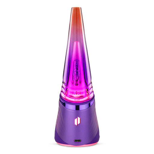 Puffco Peak Pro 3DXL Plasma Limited Edition concentrate vaporizer Crushed Opal Glowing Glass Purple and Ember Orange hues