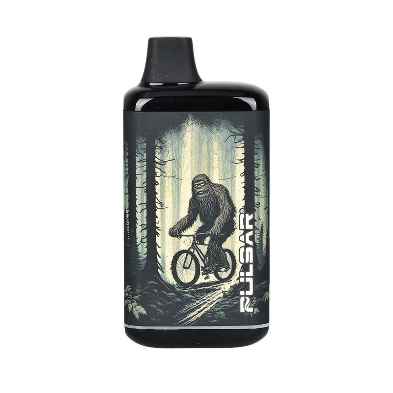 Pulsar DL 2.0 Pro hidden 510 cartridge battery Sasquatch Bigfoot Sighting Riding a Bicycle in the woods vape bar Canada