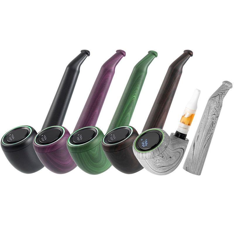 Pulsar 510 DL Pipe Wood Grain Discreet Cart Vape Battery Canada