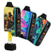 Pulsar 510 DL5.0 Discreet Cartridge Batteries with Bigfoot Sasquatch Camping design, Shroom Mushroom Glow, and Spectral rainbow flow designs Canada