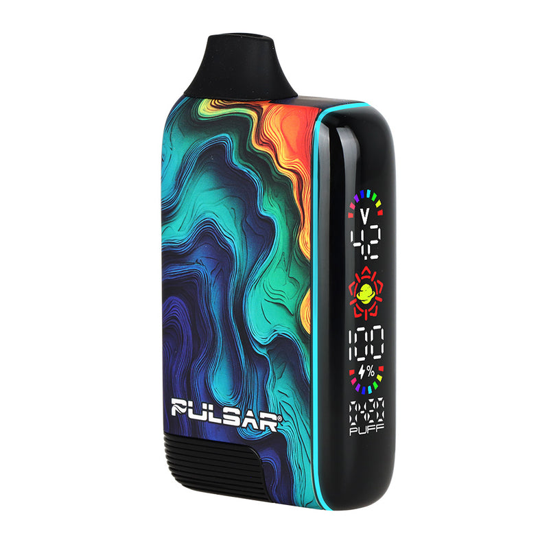 Pulsar 510 DL5.0 Discreet Cartridge Battery Rainbow Waves Spectral Flow Design