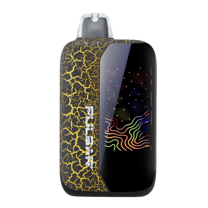 Obsidian Gold Pulsar DL6.0 Vape Bar 510 Cartridge Battery Black and Yellow Crackle Series Canada