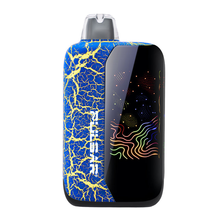Lazuli Lapis Pulsar DL6.0 Vape Bar 510 Cartridge Battery Blue and Yellow Crackle Series Canada