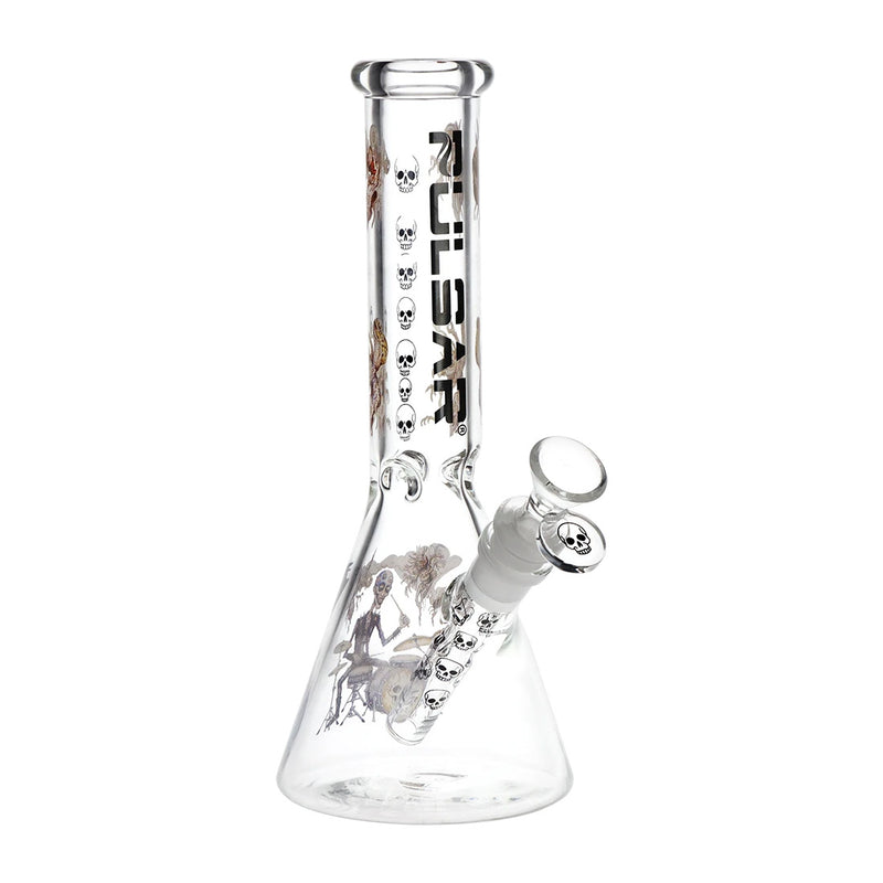 Pulsar 9.75" Band of Bones Beaker Bong