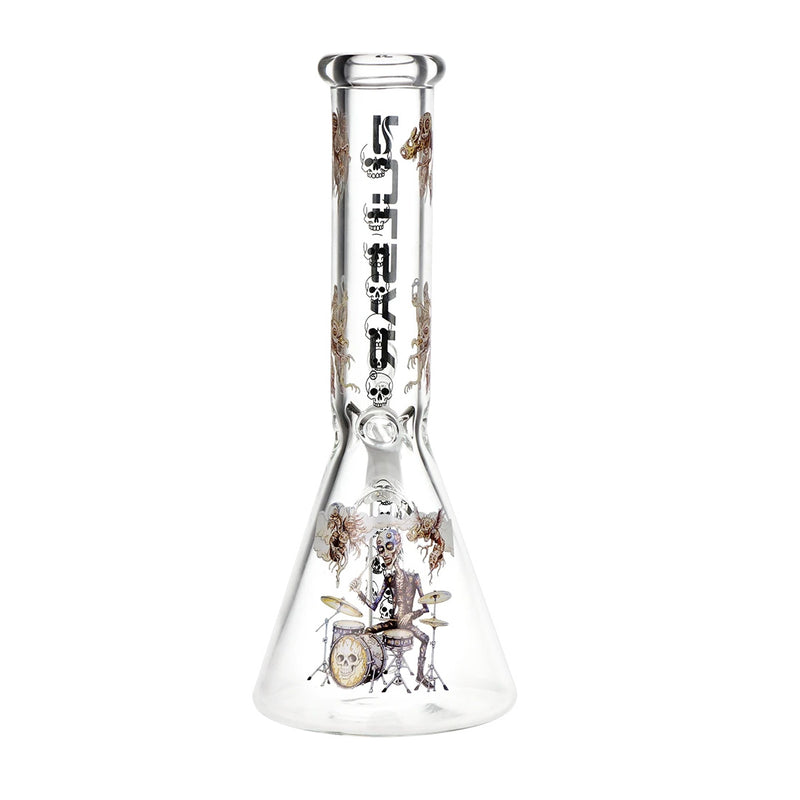 Pulsar 9.75" Band of Bones Beaker Bong