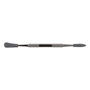 Gunmetal Silver Pulsar Double-Sided Metal Dab Tool Stainless Steel Grey Silicone Tips Canada