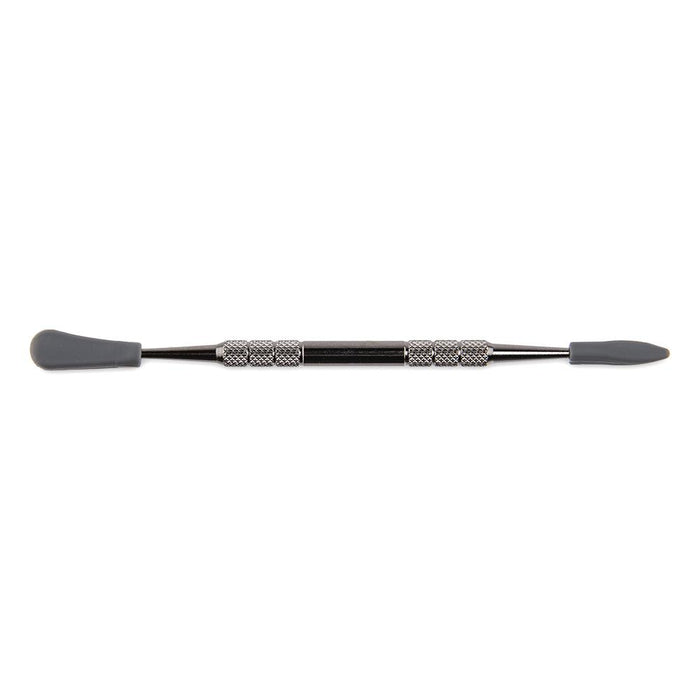Gunmetal Silver Pulsar Double-Sided Metal Dab Tool Stainless Steel Grey Silicone Tips Canada