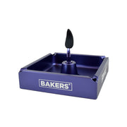 Purple Aluminum Ashtray with Removable Silicone Tipped Tool in the Center