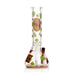 RAW Limited Edition 20th Anniversary GEAR Premium Sidekick Beaker Bong with Cannabis Leaf Decals, a built-in lighter holder, 14mm cone-converter bowl, tan RAW Phoenix lighter