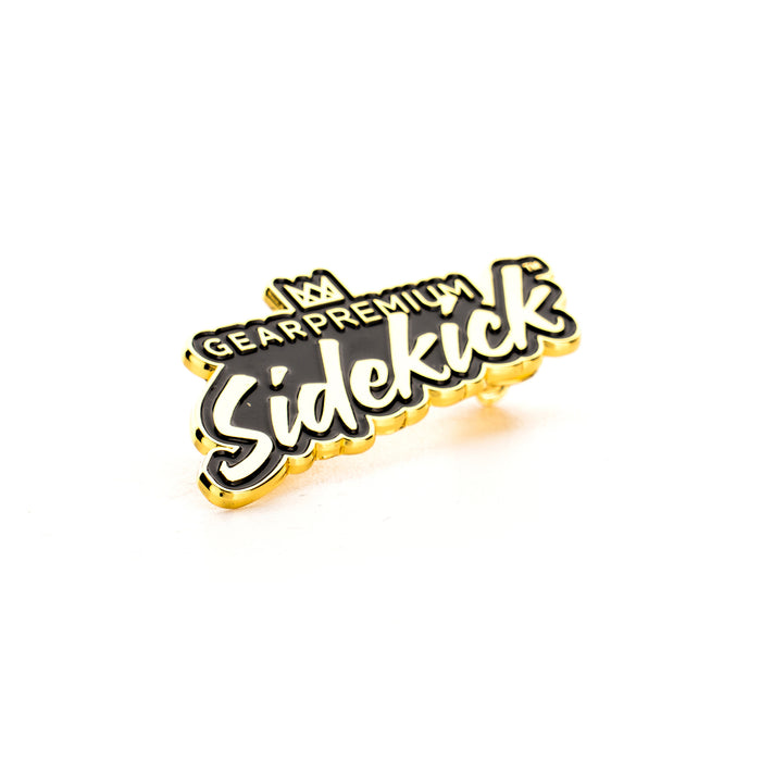 GEAR Premium Sidekick Black Enamel Pin