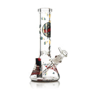 RAW Black GEAR Premium Sidekick Bong with Built-in Lighter Holder, 14mm bowl and Black RAW Phoenix Lighter Canada