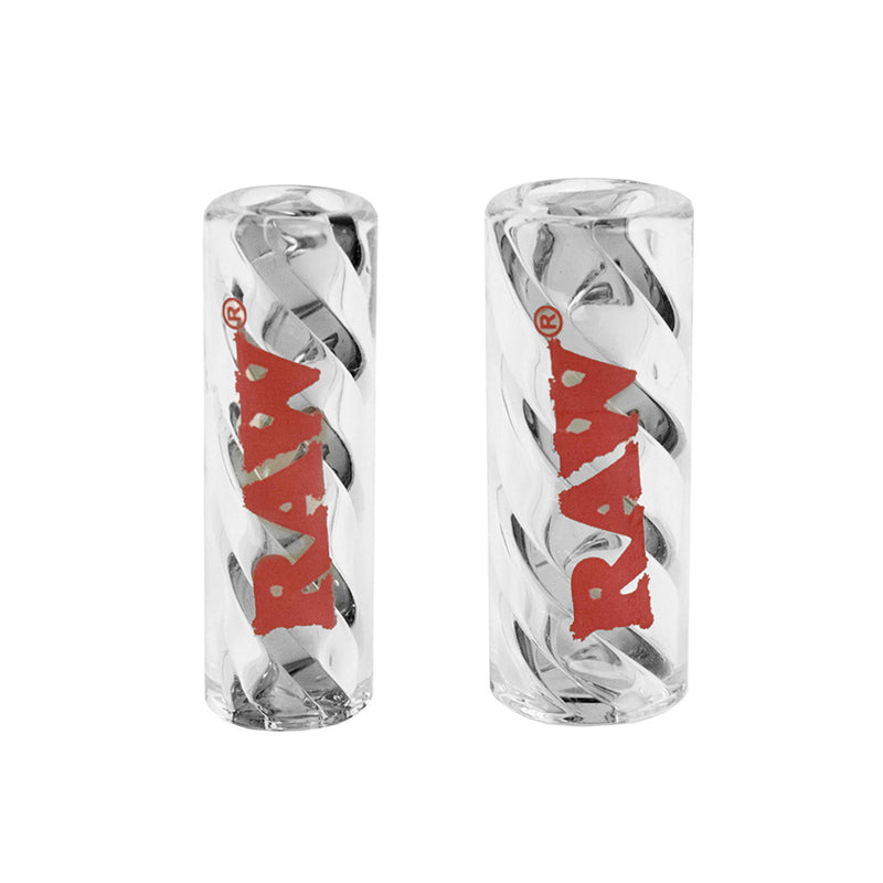 RAW Glass Turbo Tips with Twisted Airflow 10mm and 12mm Glass Tips