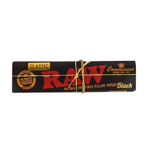 RAW Black Connoisseur King Size with Tips Canada