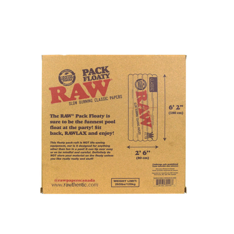 RAW Rolling Papers Inflatable Pool Floaty