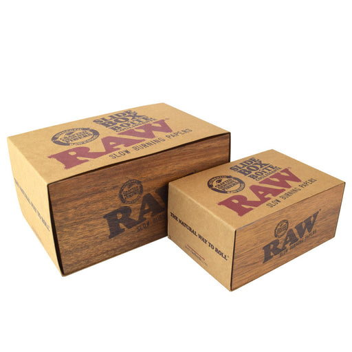 RAW Wooden Slide Top Storage Boxes Canada