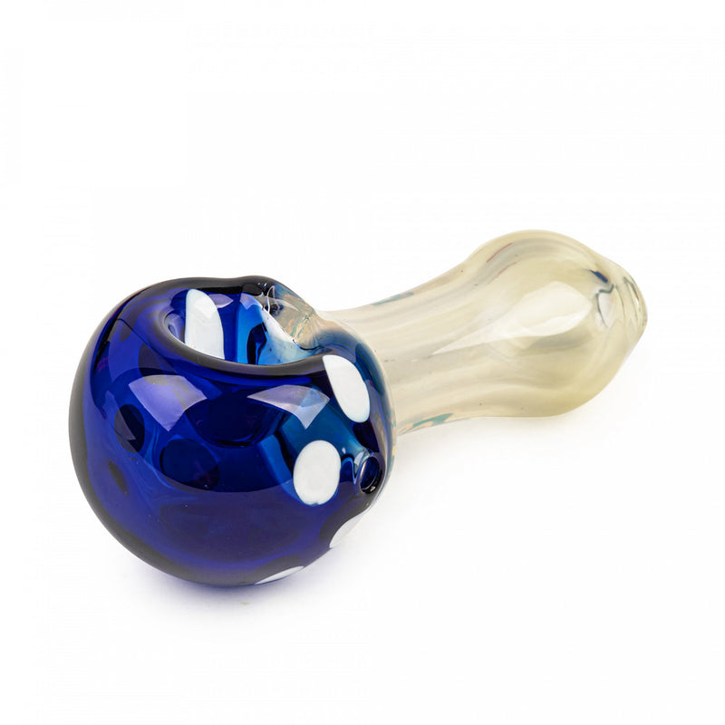 Red Eye Glass - 3" Blue West Coast Mushroom Hand Pipe Canada