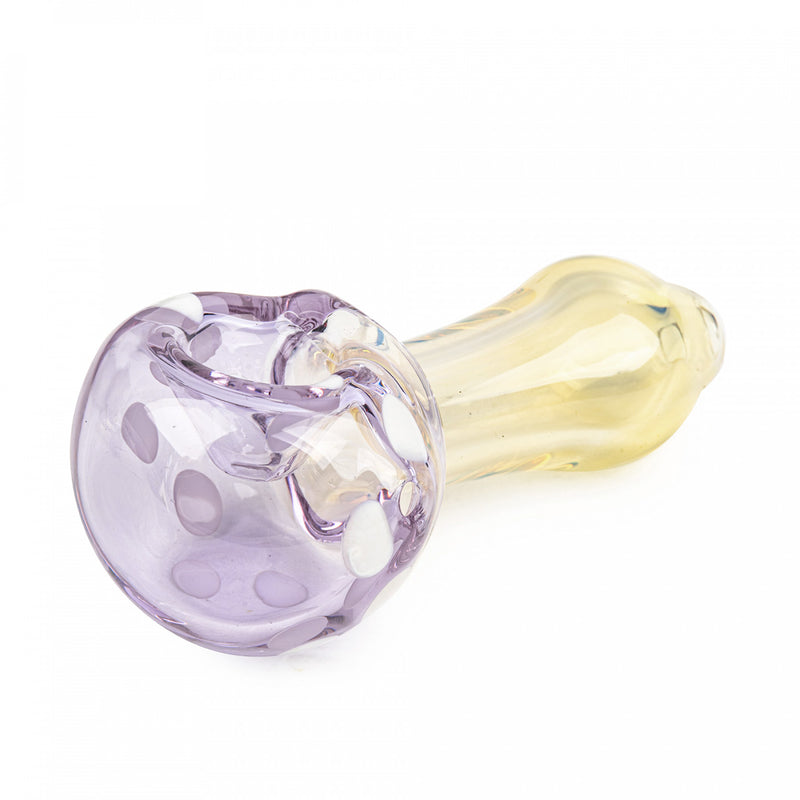 Red Eye Glass - 3" Purple West Coast Mushroom Hand Pipe Canada
