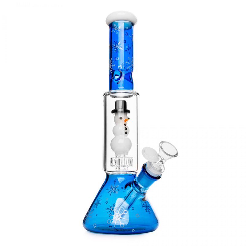 Christmas Bong Snowman Dual Chamber Water Pipe Canada