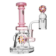 Red Eye Glass 8" Pink Slyme Freshly Baked Concentrate Rig Set Canada