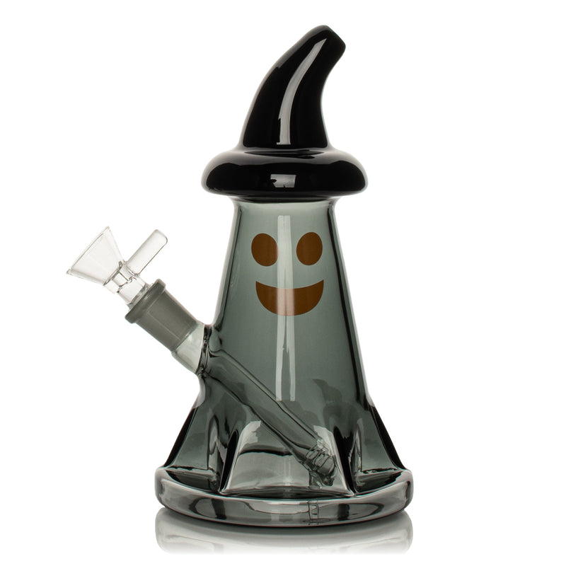 Red Eye Glass 7.5" Ghost Bubbler