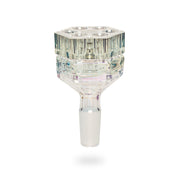 Rainbow Metallic Finish Glass Revolver Revolution Bowl with 6 chambers for smoking weed in bongs Canada