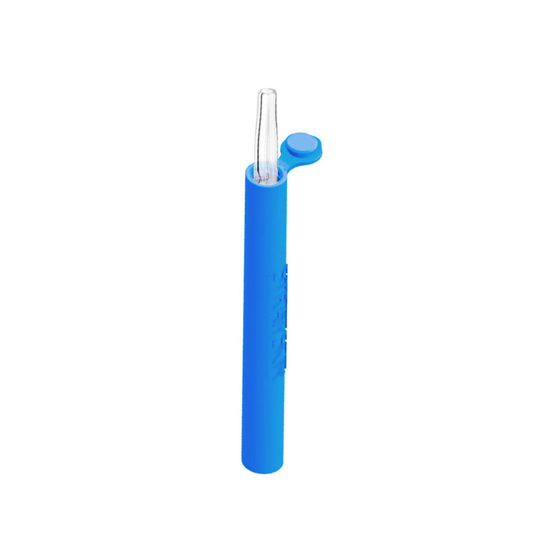 Blue StrawSkin Glass Dab Straw with Protective Silicone Case Canada Online