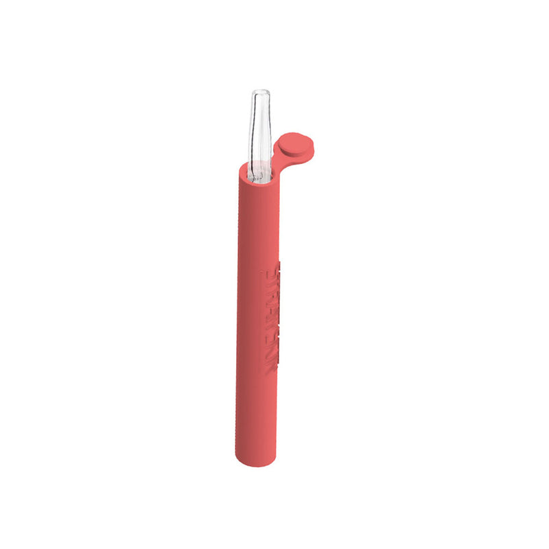 Red StrawSkin Glass Dab Straw with Protective Silicone Case Canada Online