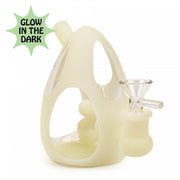 Glow in the Dark Lit Silicone Dinosaur Egg Bubbler Canada
