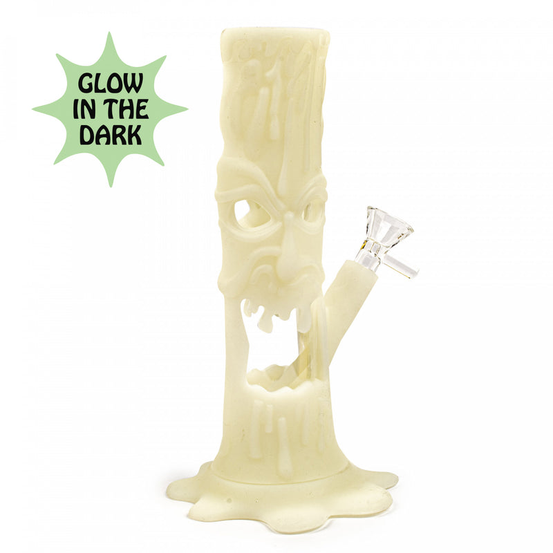 Glow in the Dark LIT Silicone Evil Tree Bong with LED Lights Canada