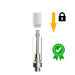 AVEO Cartridges with White Ceramic Mouth Piece 1ml