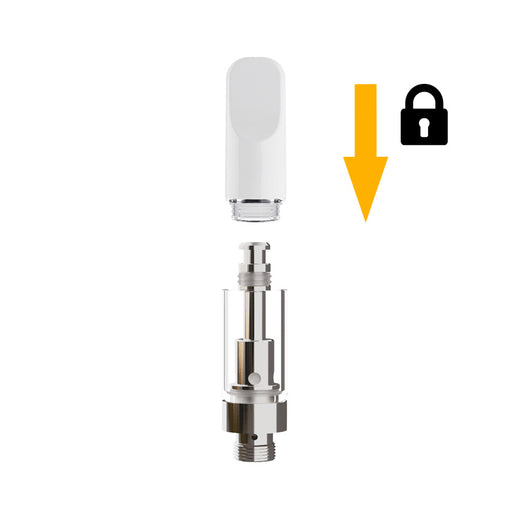 AVEO Cartridges with White Ceramic Mouth Piece 0.5ml