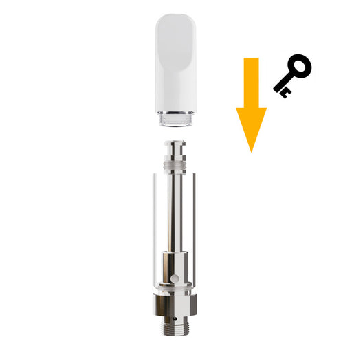 AVEO Press Release Cartridges with White Ceramic Mouth Piece 1ml