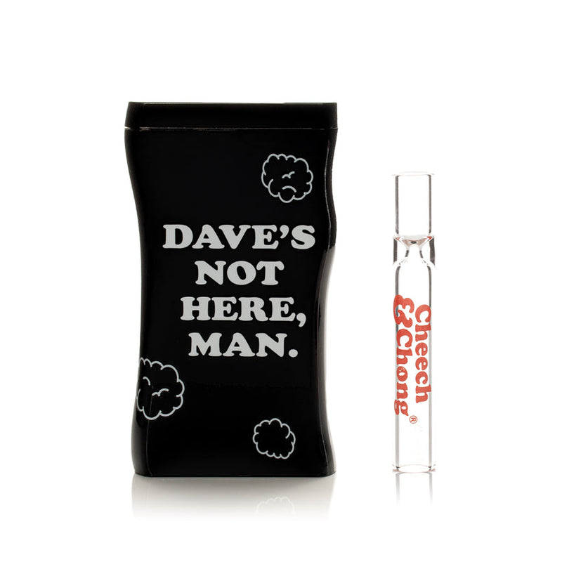 Cheech and Chong Dugout for Smoking Weed with Glass Taster Bat One Hitter Daves Not Here Man Canada