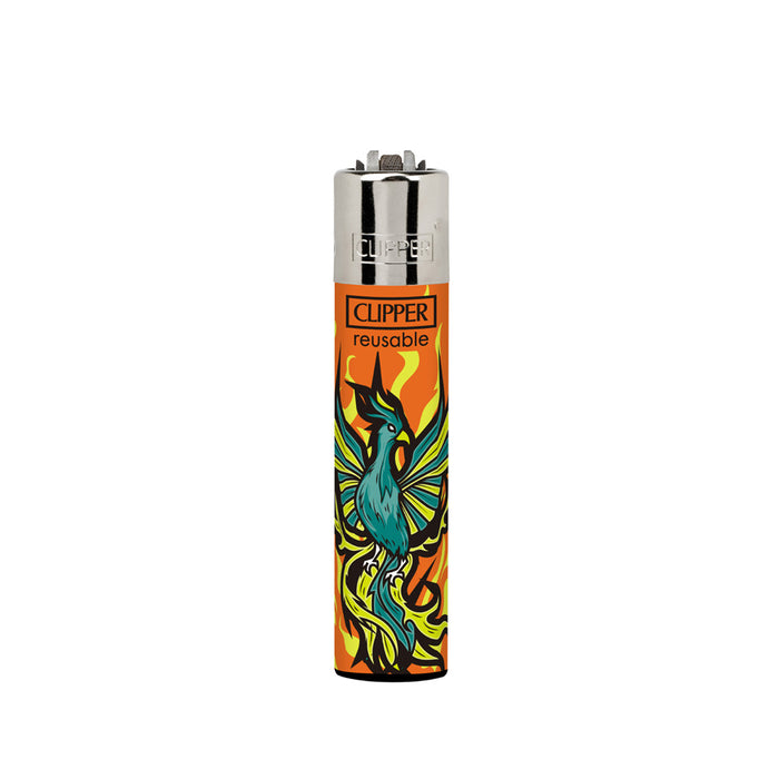 Clipper Lighters Random Creatures Orange Phoenix Design Canada