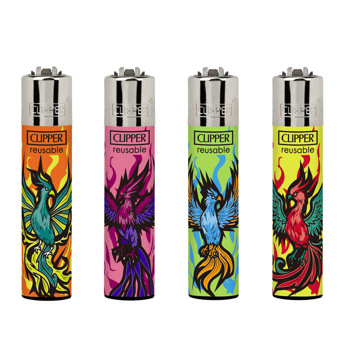 Clipper Lighters Random Creatures Phoenix Design Canada