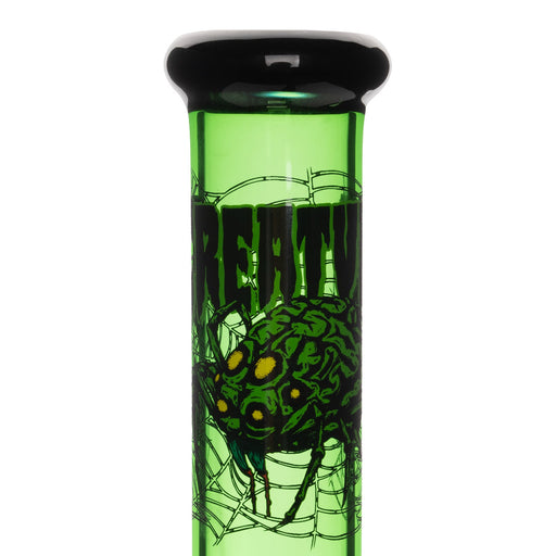 Creature Skate Spindel Spider Green Glass Bong with Silicone Base Cover Canada