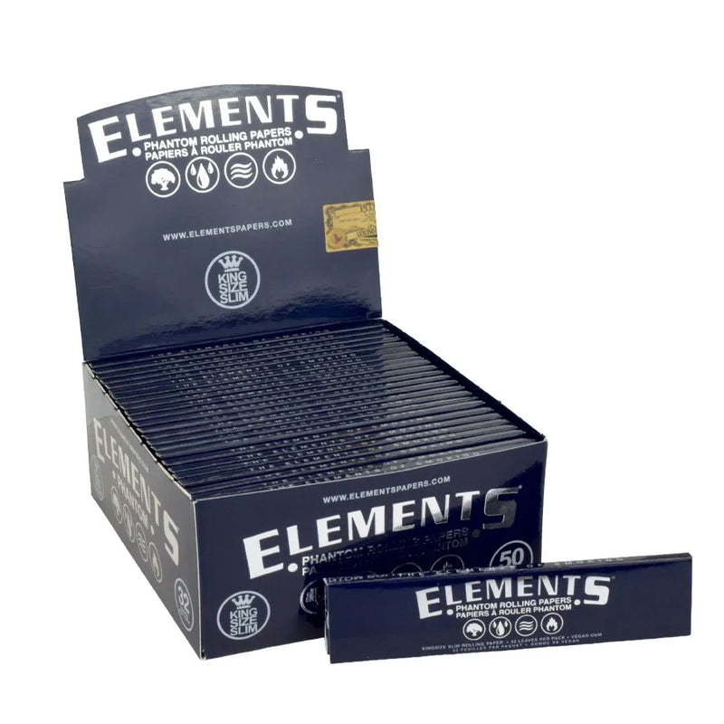 Elements Phantom Rolling Papers - King Size Slim