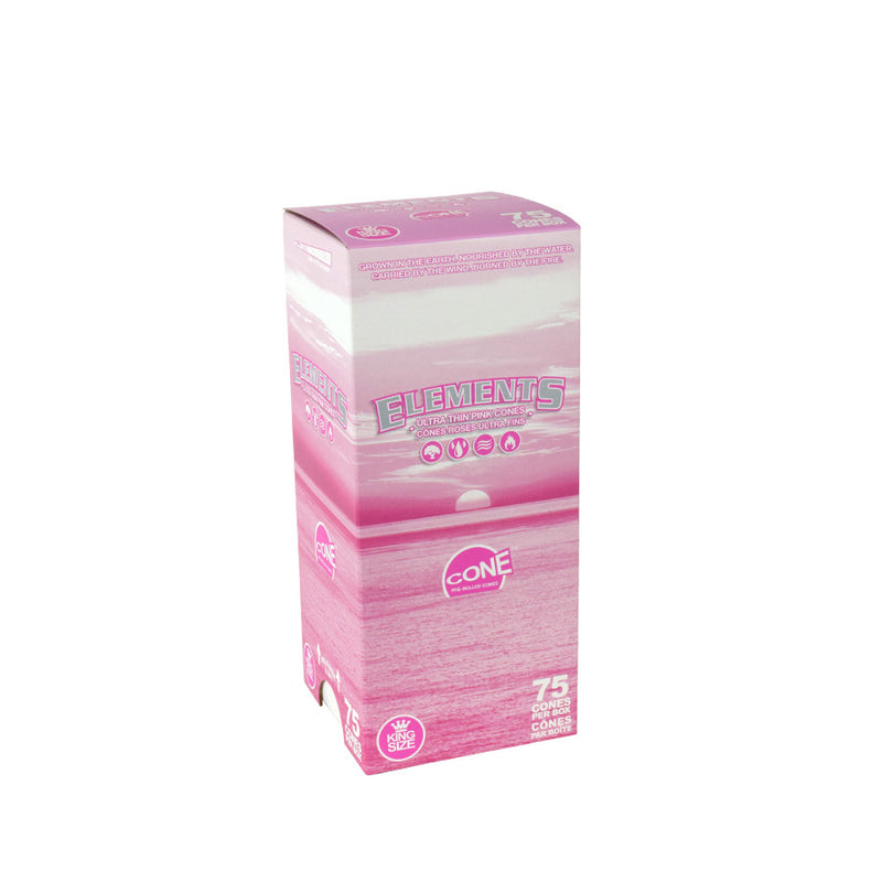 Elements Pink King Size Cones 75 Pack Canada